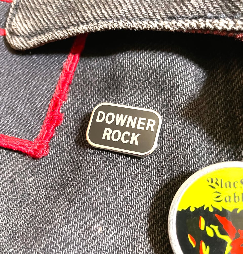 DOWNER ROCK PIN --- LTD ENAMEL PIN SERIES (FREE SHIPPING WITH OTHERS)