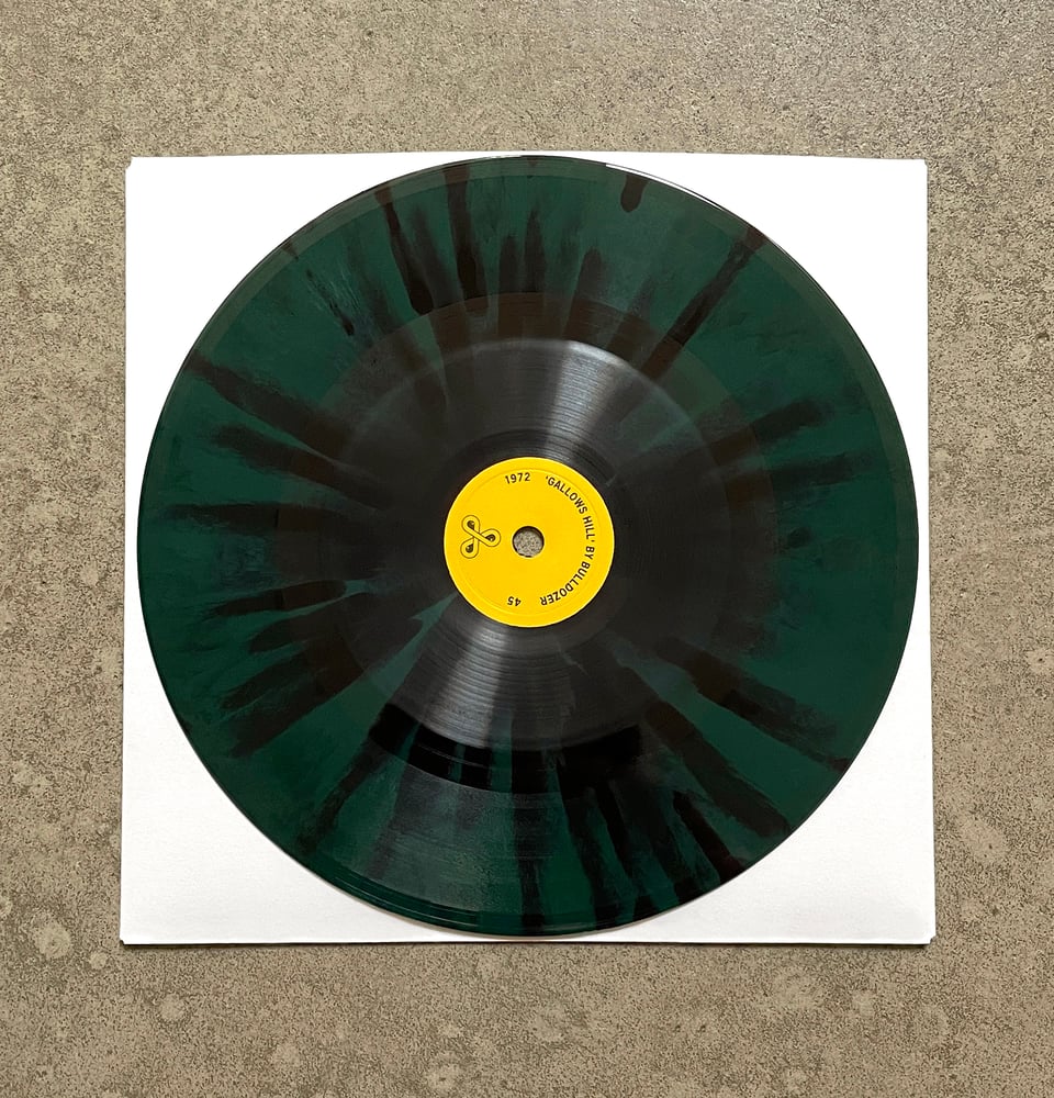 BULLDOZER/DEAD RUN ---Split 7"--- SPLATTER VINYL - EDITION OF 100
