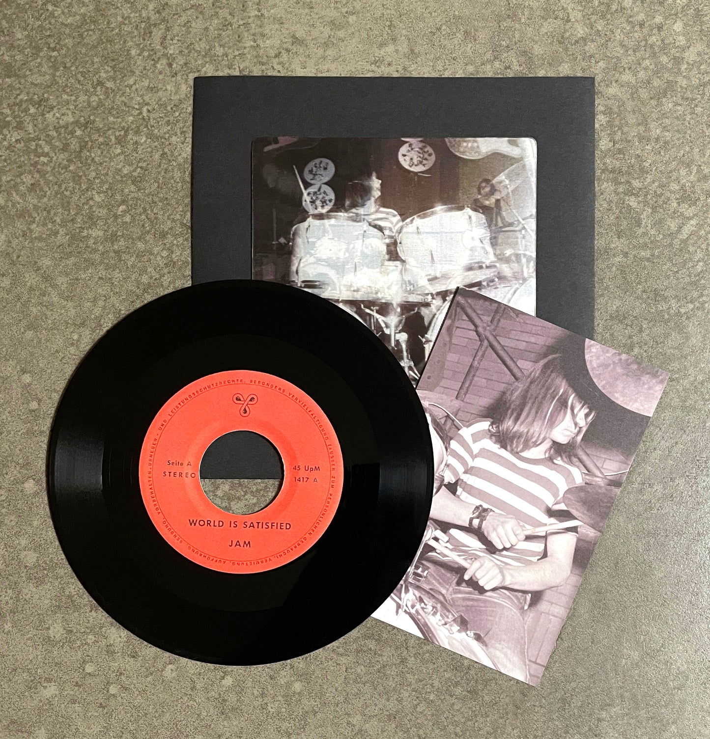 JAM ---7"--- LENTICULAR FLIP-IMAGE COVER #2 - BLACK SLEEVE - EDITION OF 35