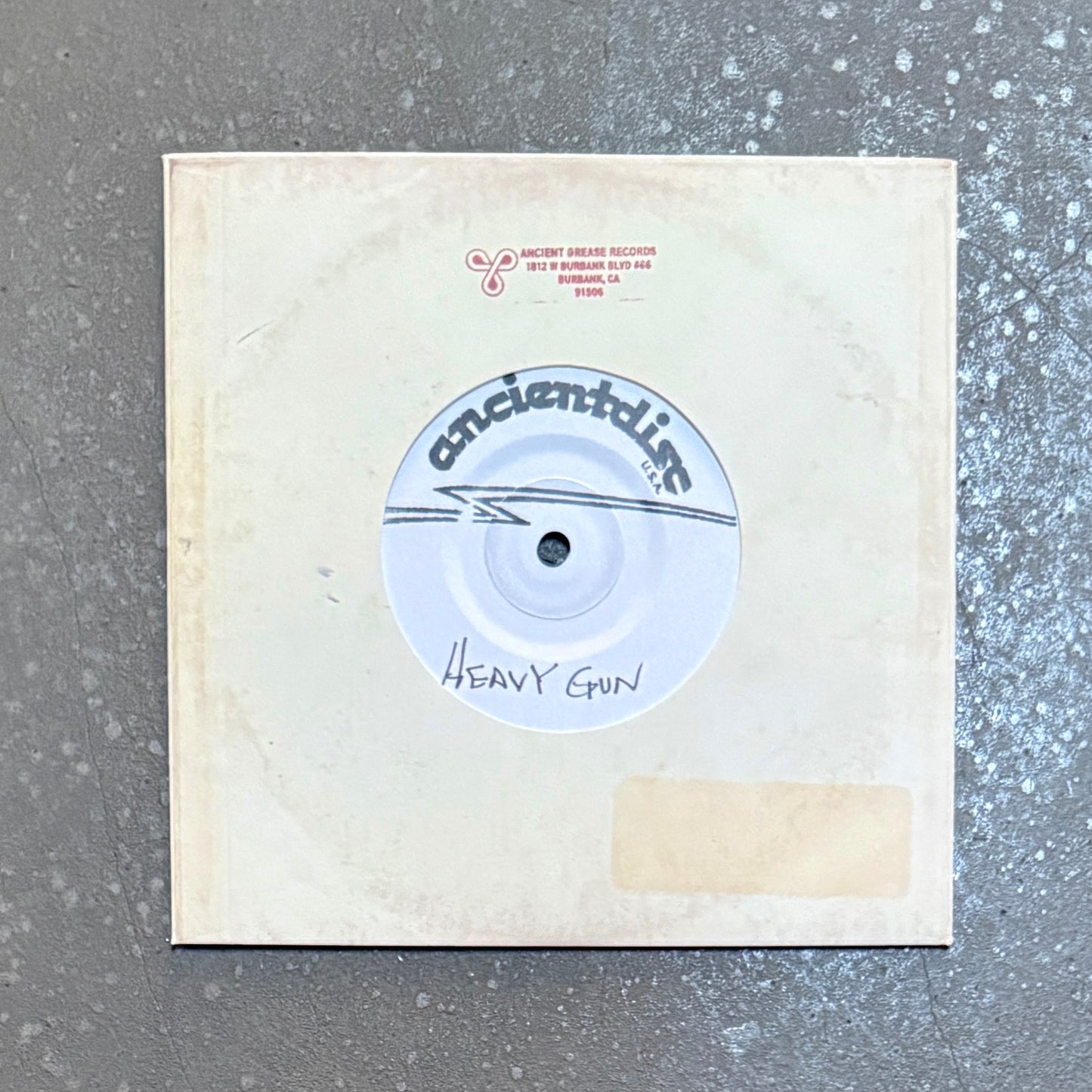 SECRET STASH ✸ TEST PRESSING --- CRYSTALS/HEAVY GUN - HEAVY DJ SPLIT 7" #4 **PRE-RELEASE!**