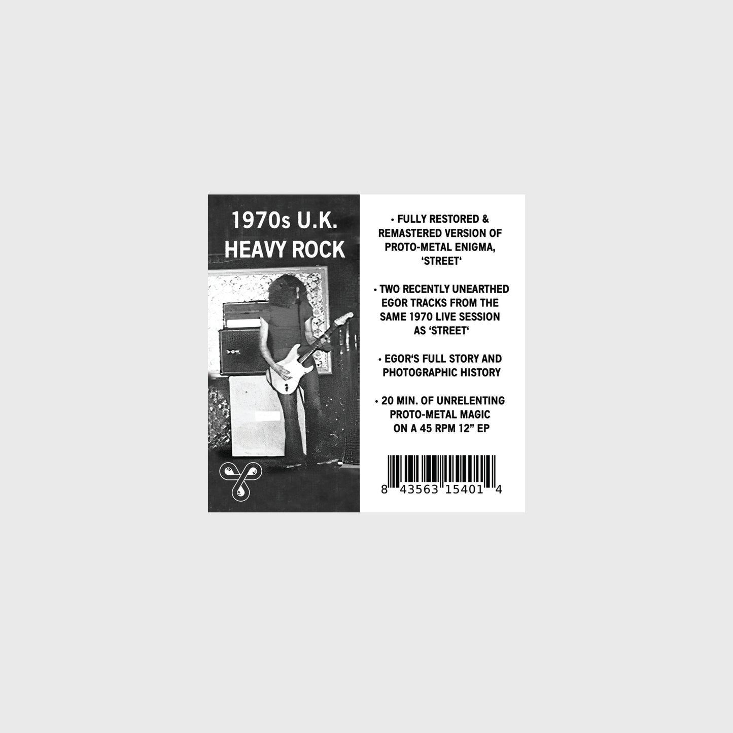 EGOR - 'LOST TAPE - LIVE IN 1970' - 12" EP