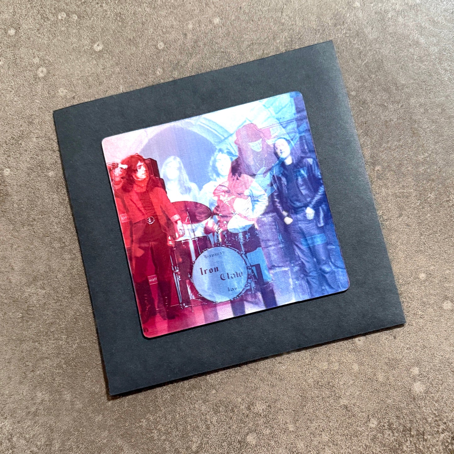 IRON CLAW ---7"--- LENTICULAR FLIP-IMAGE COVER - BLACK SLEEVE - EDITION OF 35