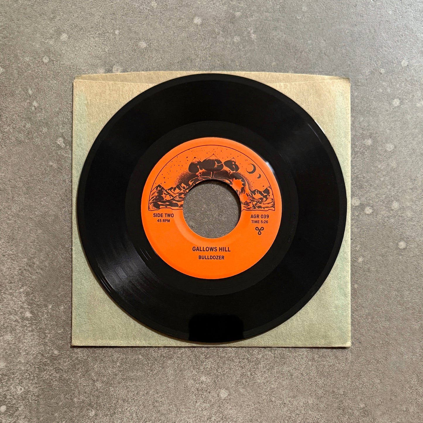 ORANG-UTAN/BULLDOZER - HEAVY DJ SPLIT 7" #1 - OLD-STOCK SLEEVE - EDITION OF 50