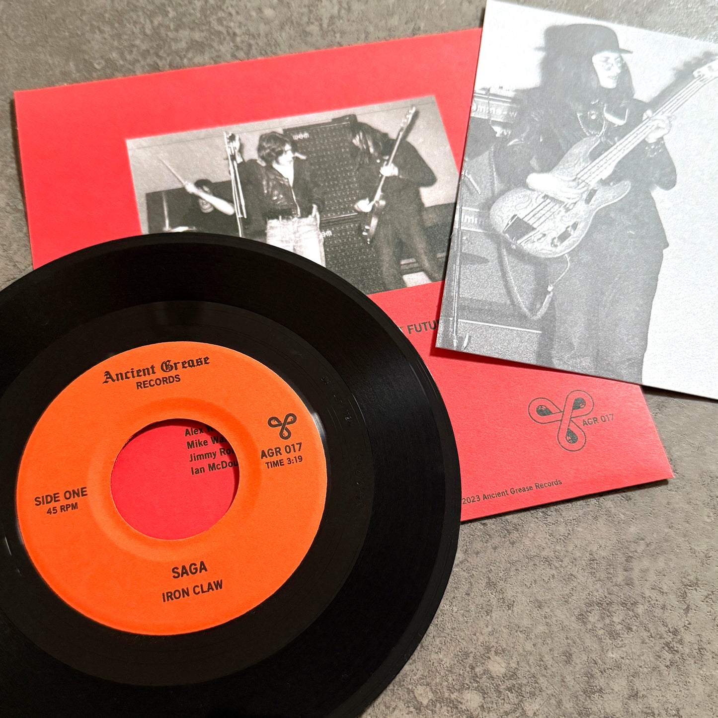 IRON CLAW ---7"--- PICTURE SLEEVE