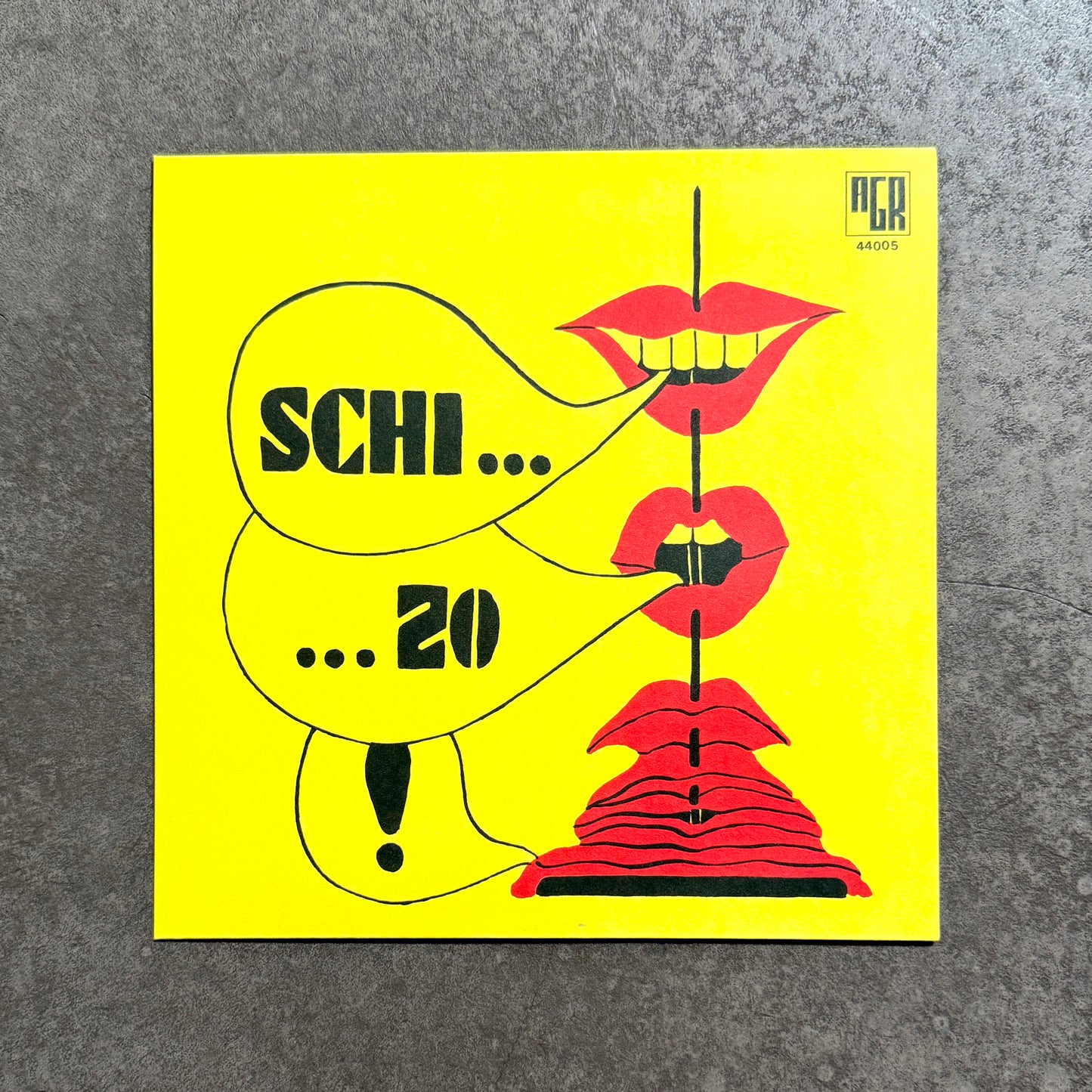 SCHIZO ---7"--- PICTURE SLEEVE - DJ COPY - EDITION OF 50