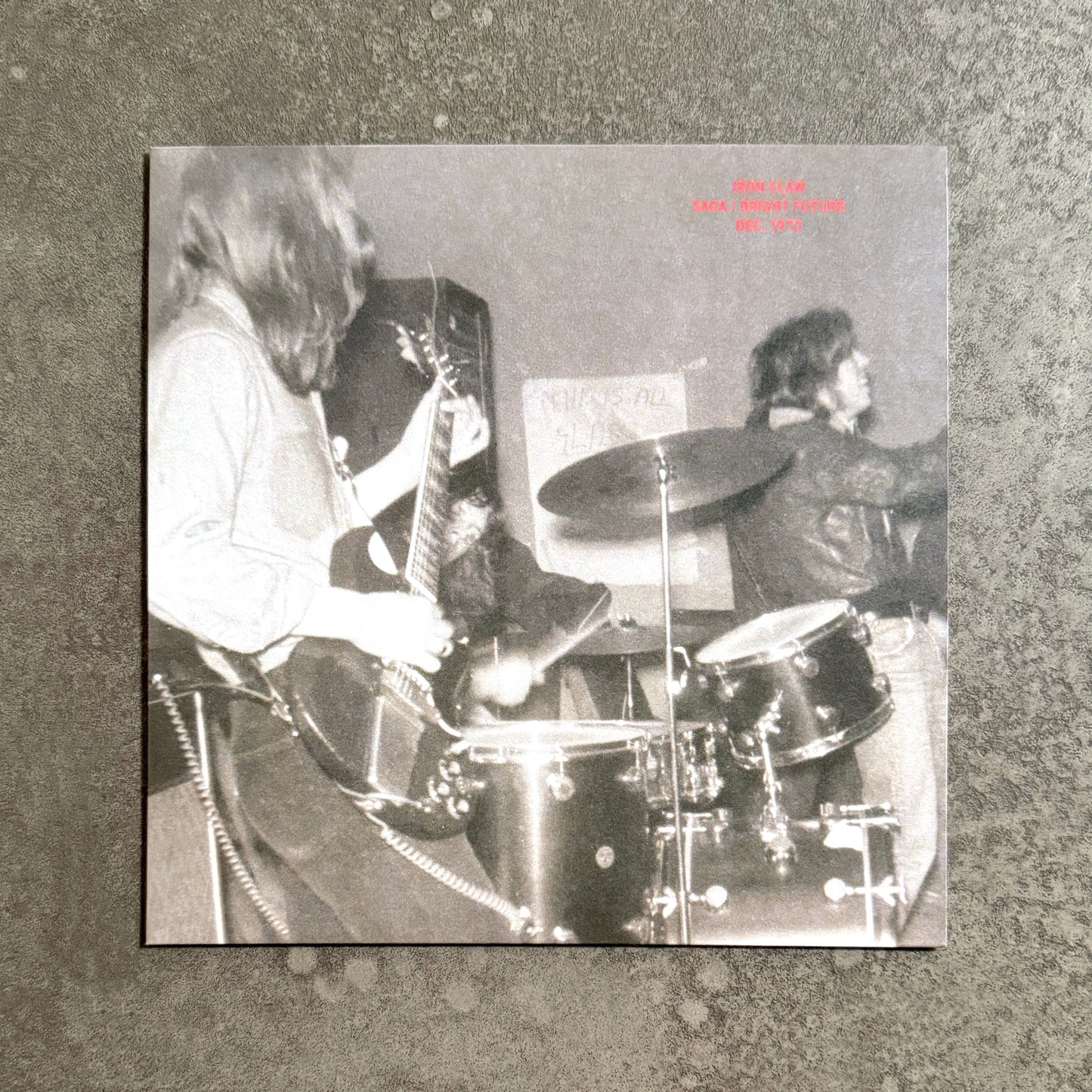 IRON CLAW ---7"--- PICTURE SLEEVE - SPLATTER (BLUE) - EDITION OF 16