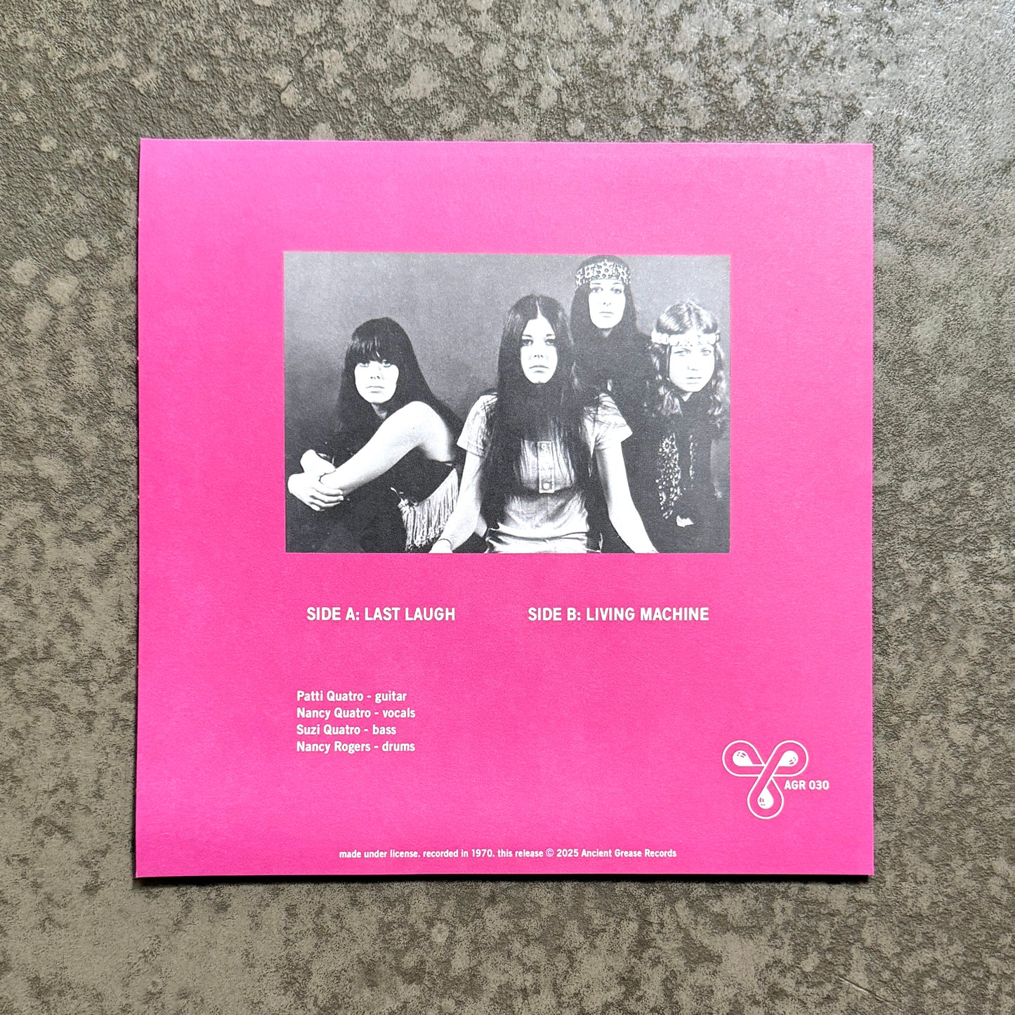 CRADLE ---7"--- PICTURE SLEEVE - SPLATTER VINYL - EDITION OF 100