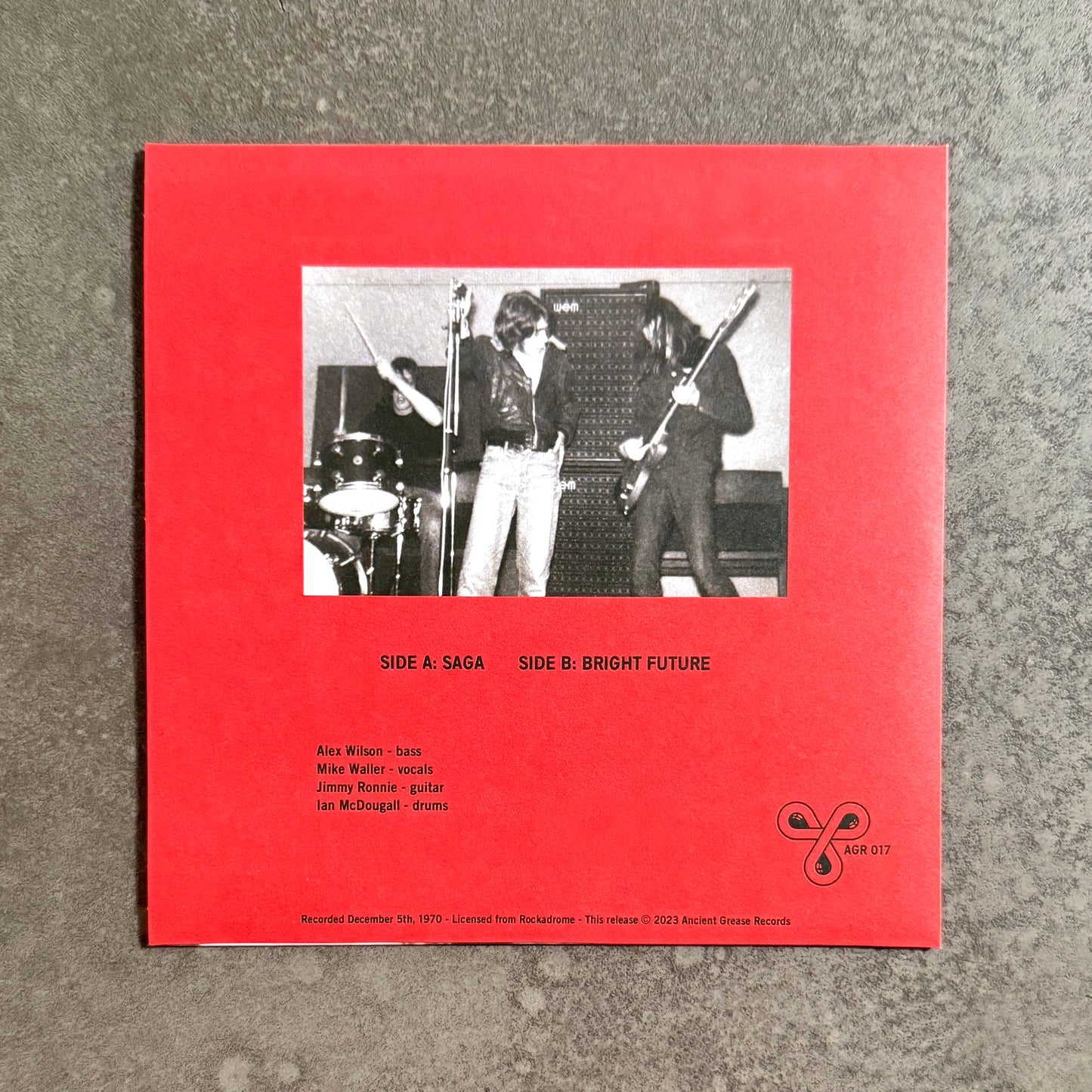 IRON CLAW ---7"--- PICTURE SLEEVE - SPLATTER (BLUE) - EDITION OF 16