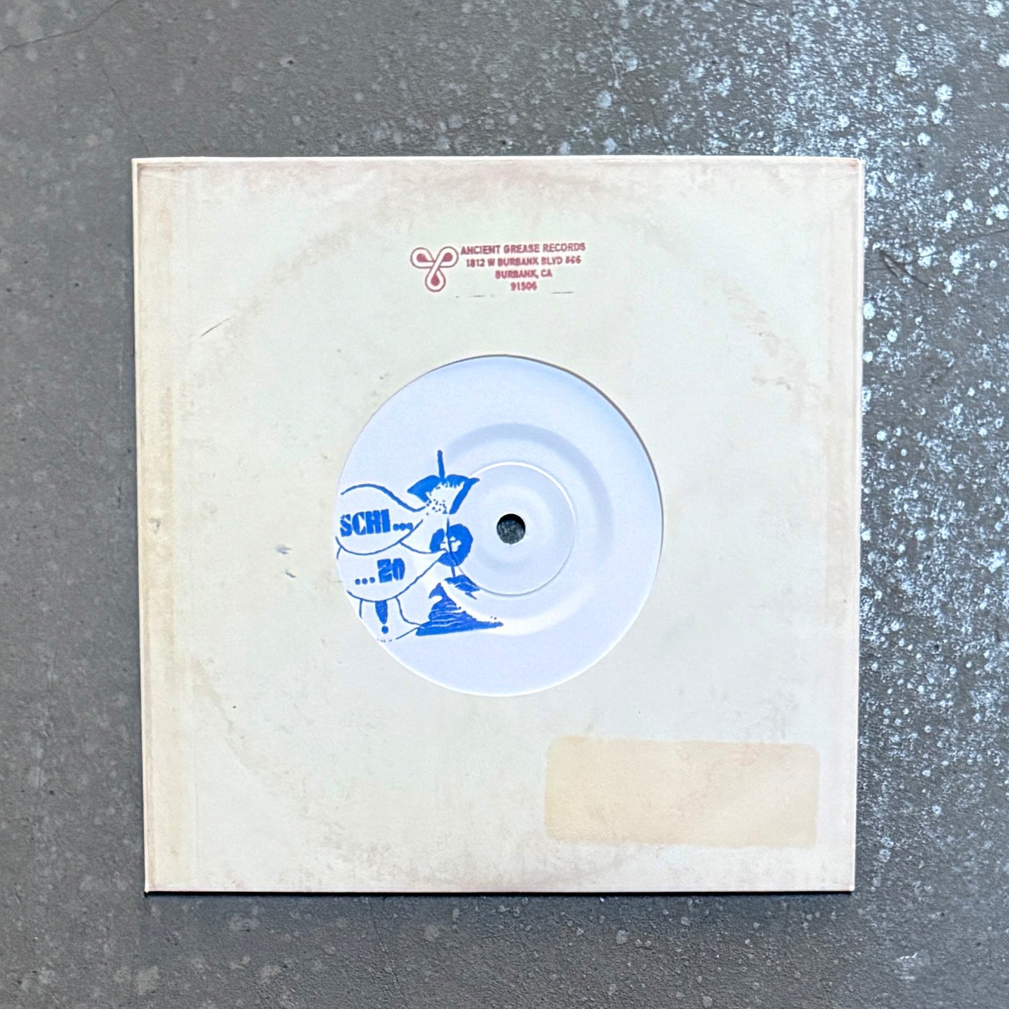 SECRET STASH ✸ TEST PRESSING --- SCHIZO - 7"