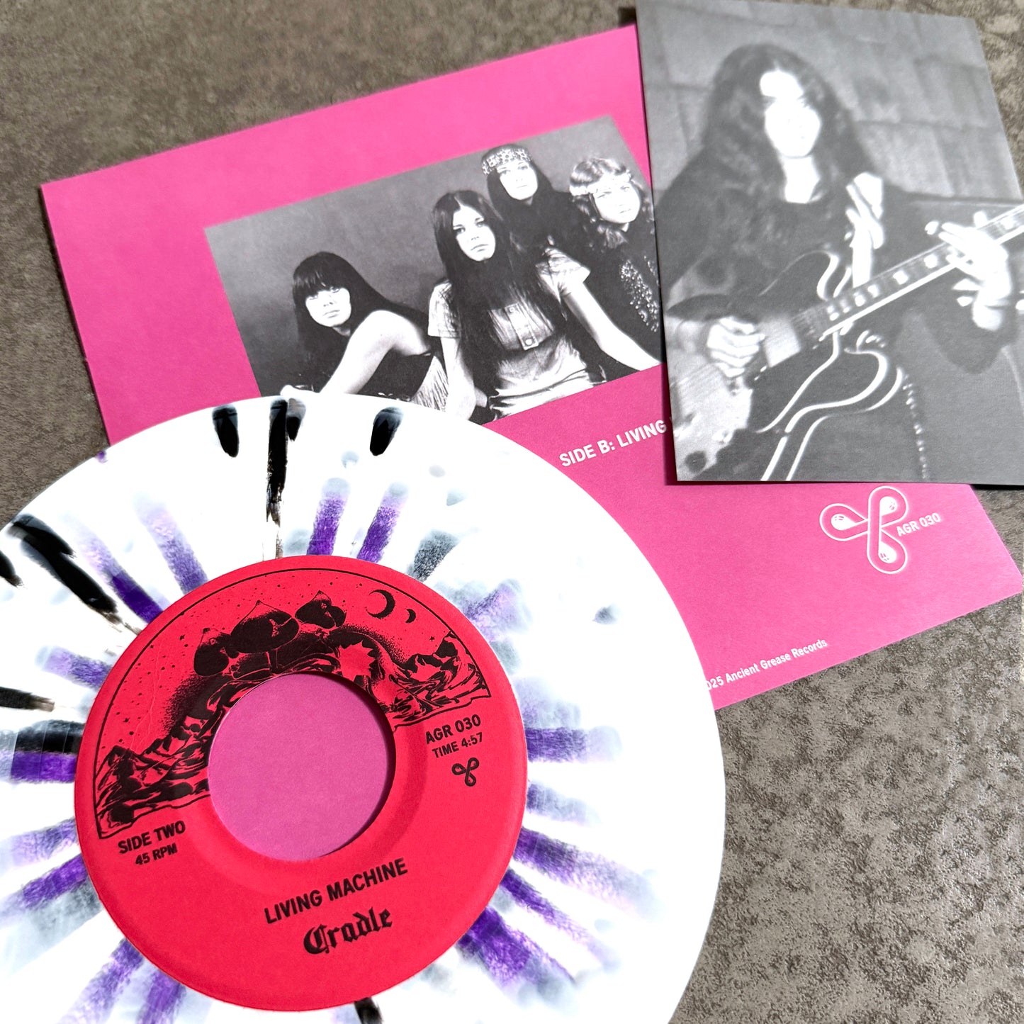CRADLE ---7"--- PICTURE SLEEVE - SPLATTER VINYL - EDITION OF 100