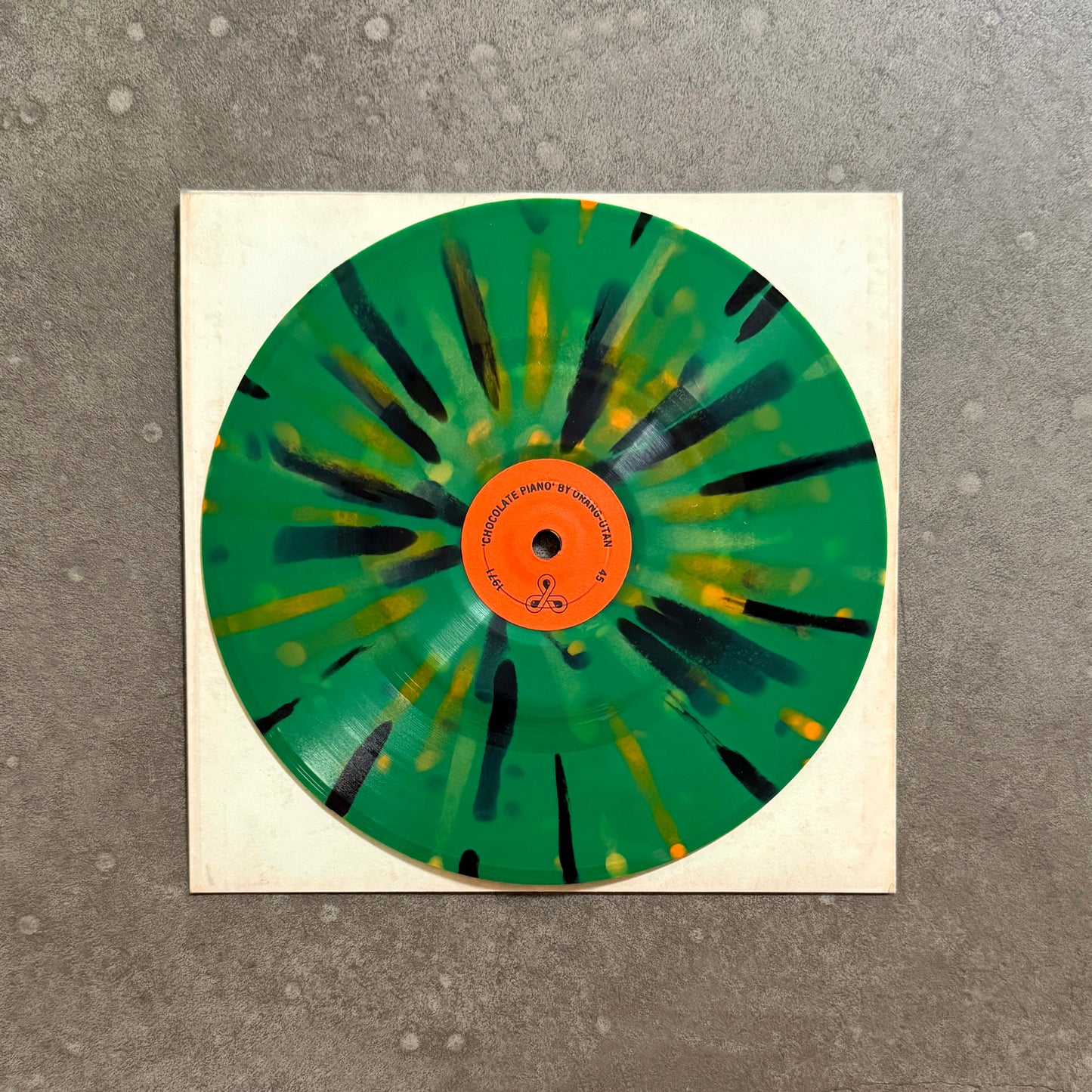 ORANG-UTAN/BULLDOZER - HEAVY DJ SPLIT 7" #1 - SMALL CENTER LABEL - EDITION OF 200 (ONLY 25 AVAILABLE VIA AGR SITE)