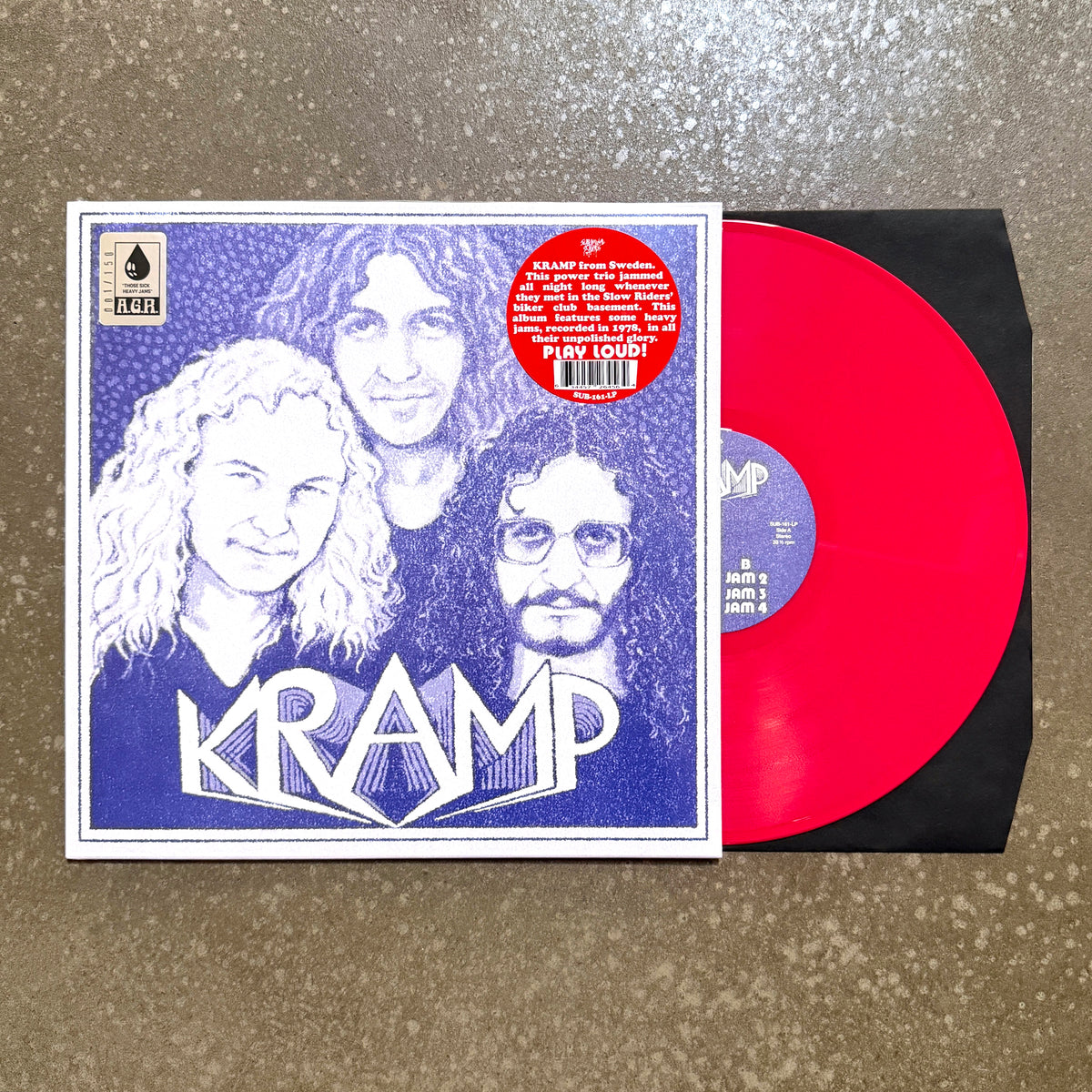 KRAMP - LP - AGR EXCLUSIVE #4 - FUCHSIA-RED VINYL - EDITION OF 150