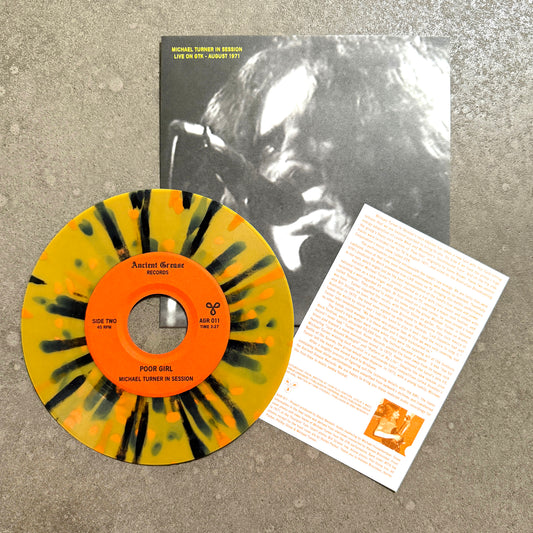 MICHAEL TURNER IN SESSION ---7"--- PICTURE SLEEVE - SPLATTER VINYL - EDITION OF 100