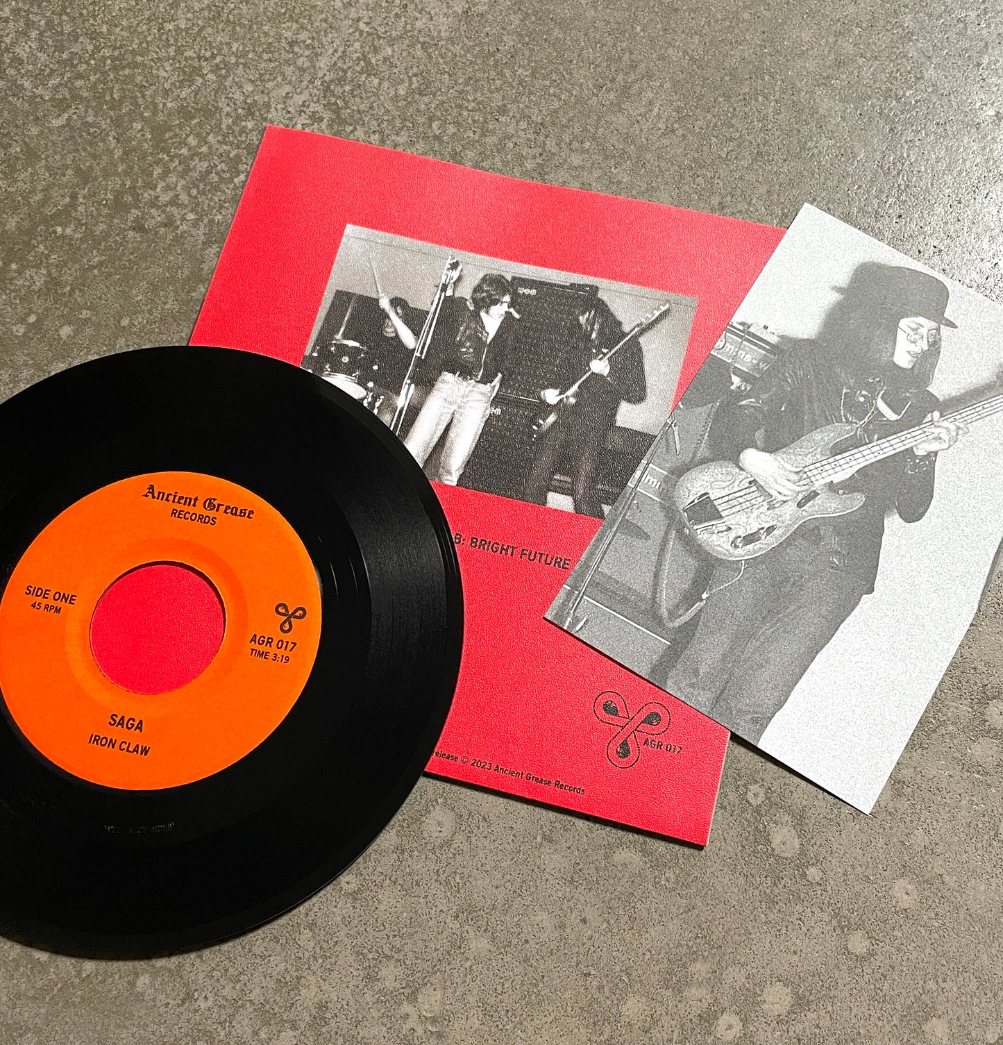 IRON CLAW ---7"--- PICTURE SLEEVE (1st Press)