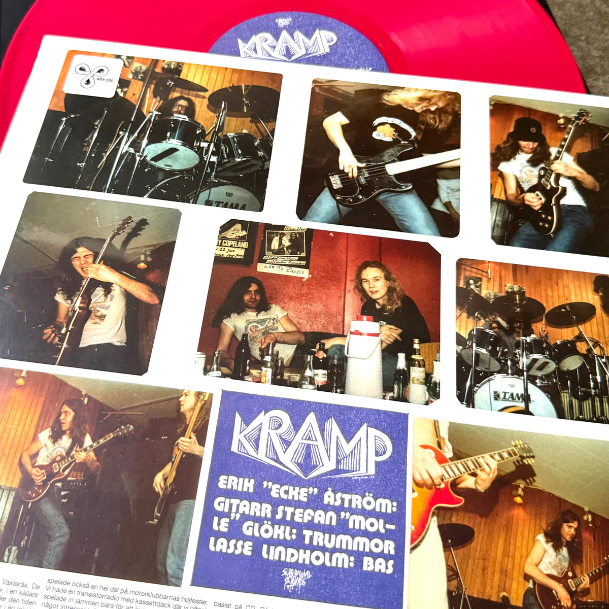 KRAMP - LP - AGR EXCLUSIVE #4 - FUCHSIA-RED VINYL - EDITION OF 150