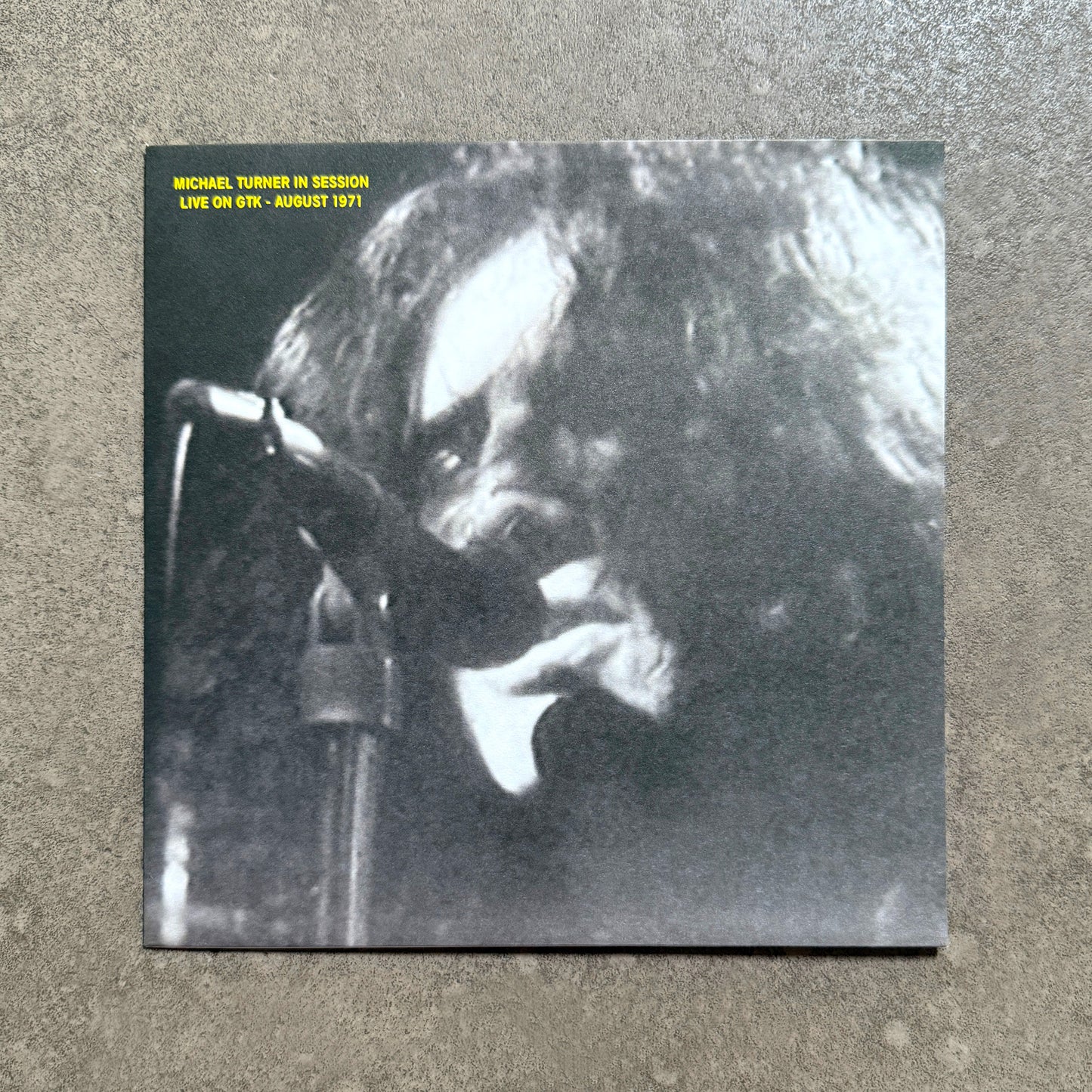 MICHAEL TURNER IN SESSION ---7"--- PICTURE SLEEVE