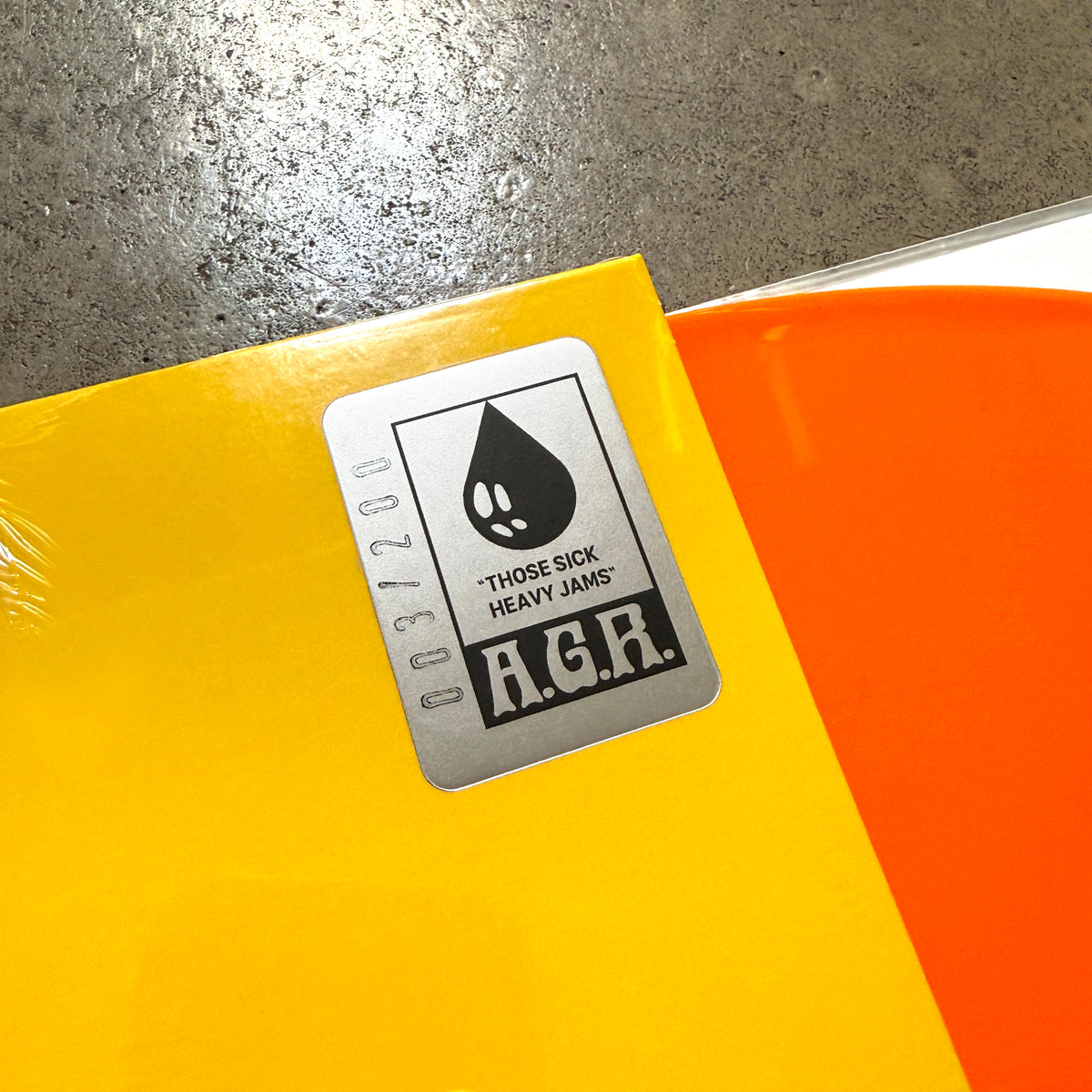 SAS GROUP - 'BAD SHOCK' - LP - AGR EXCLUSIVE #3 - ORANGE VINYL - EDITION OF 200