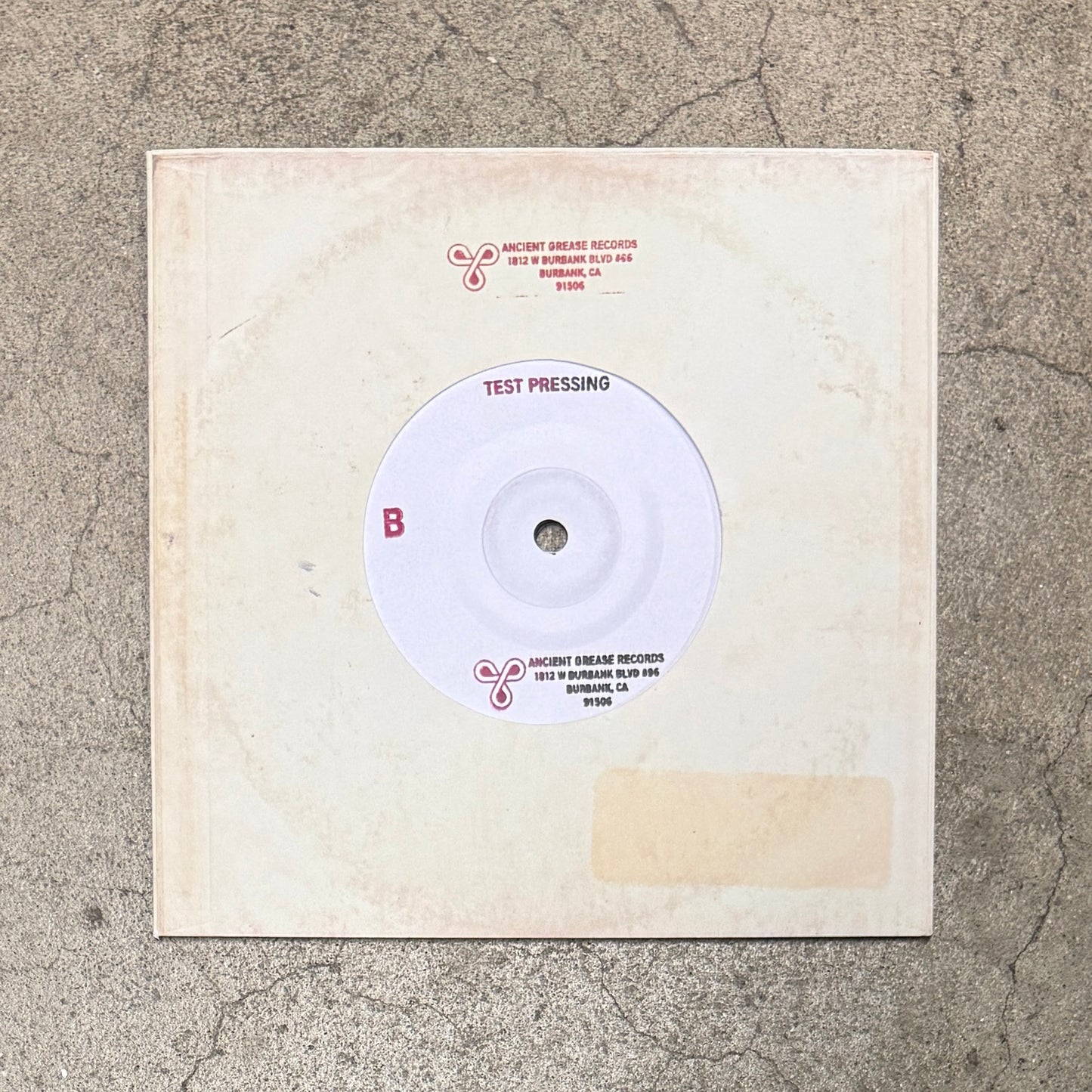 SECRET STASH ✸ TEST PRESSING --- BLAST - 7"