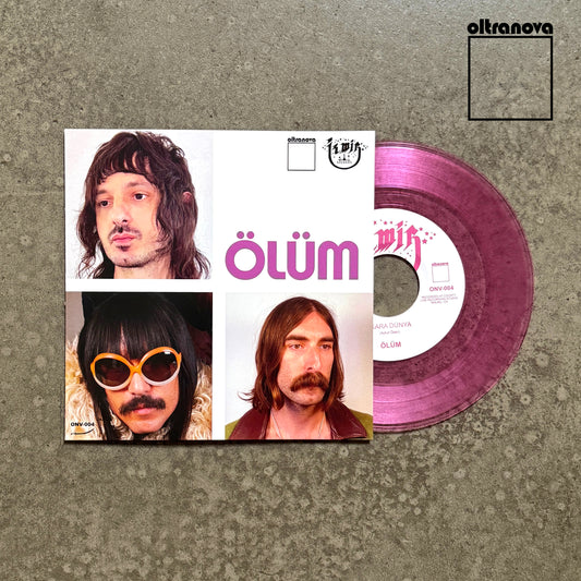 ÖLUM ---7"--- KARA DUNYA/YESIL GUNES - PINK VINYL - EDITION OF 200