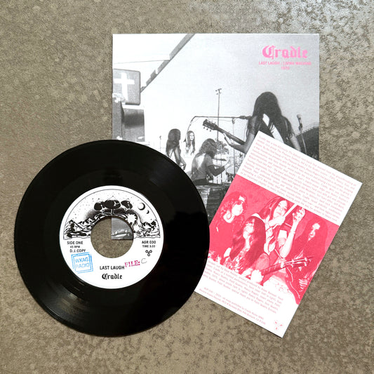 CRADLE ---7"--- PICTURE SLEEVE - DJ COPY - EDITION OF 50