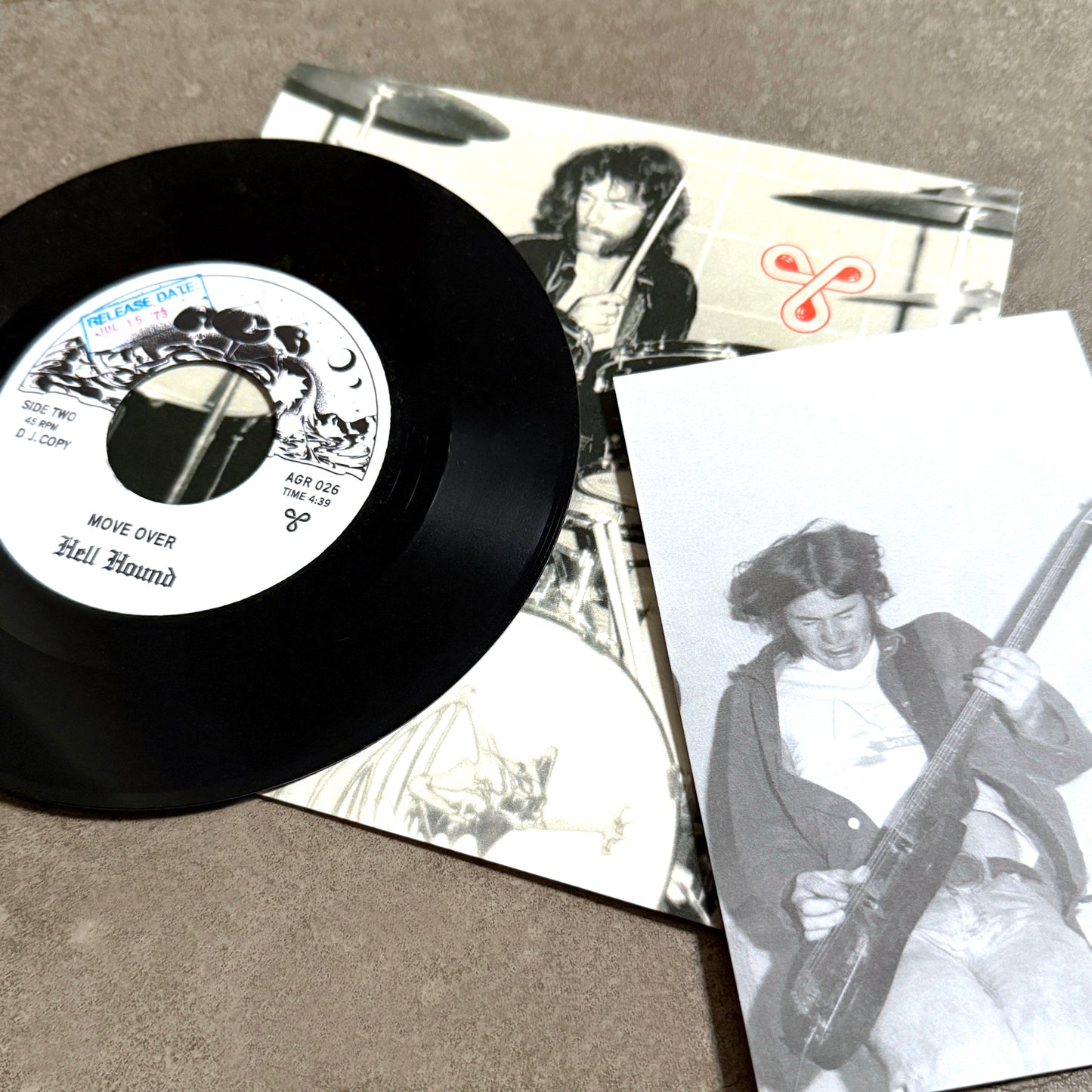 HELL HOUND ---7"--- PICTURE SLEEVE - DJ COPY - EDITION OF 50