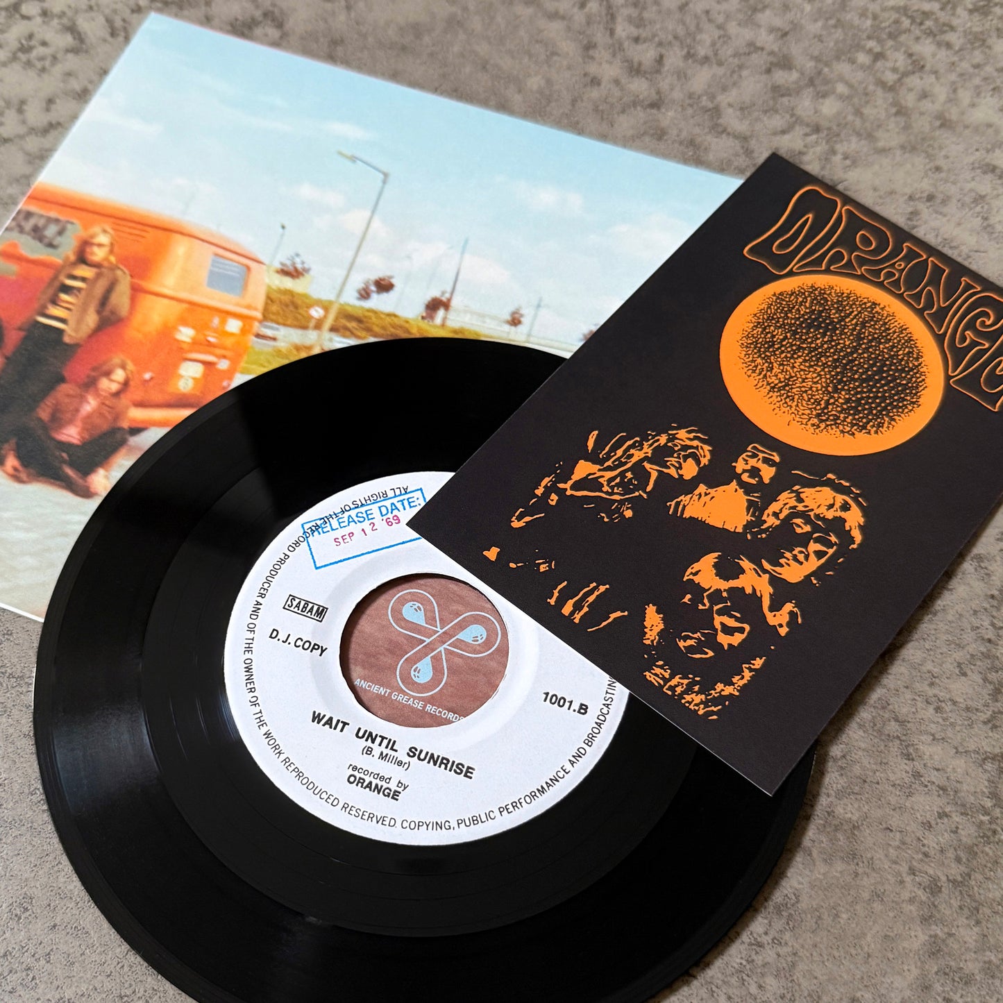 ORANGE ---7"--- PICTURE SLEEVE - DJ COPY - EDITION OF 50