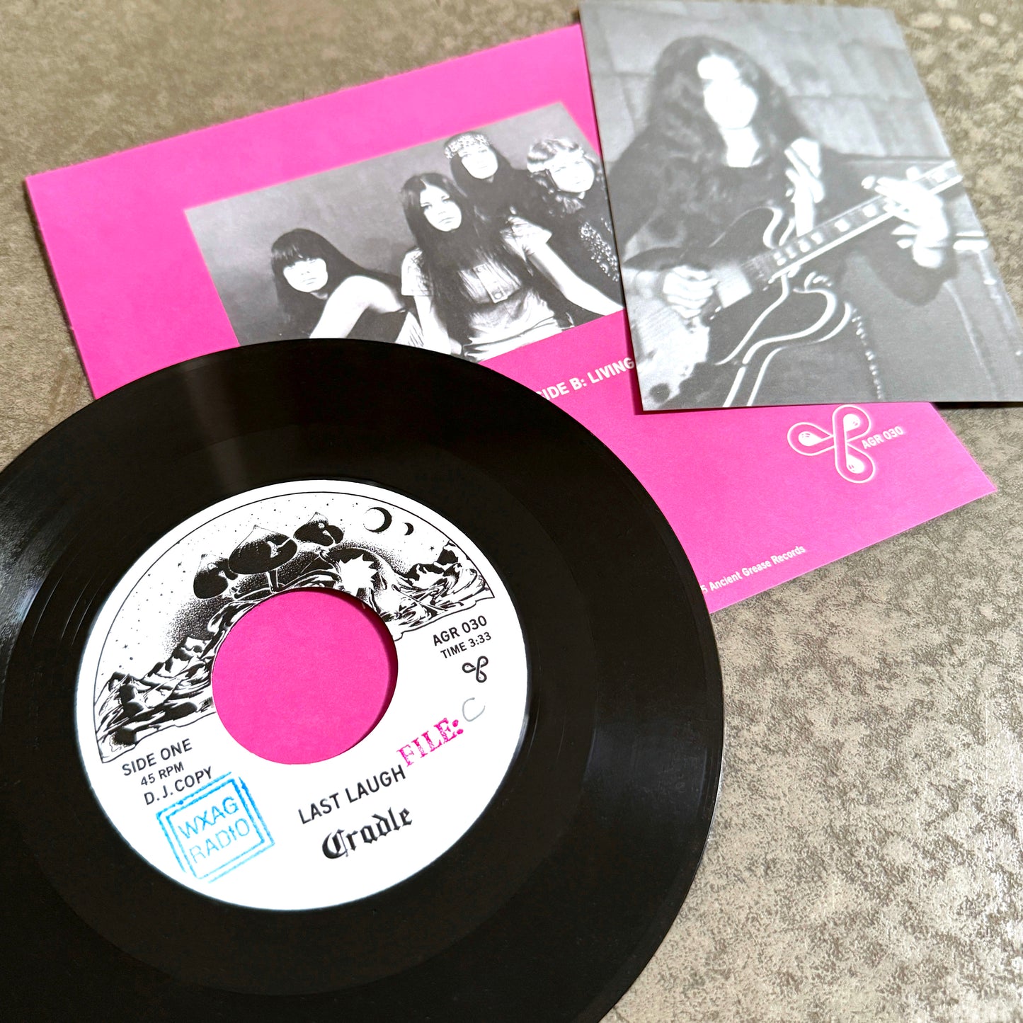 CRADLE ---7"--- PICTURE SLEEVE - DJ COPY - EDITION OF 50