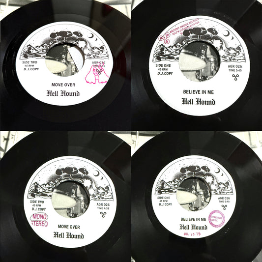 HELL HOUND ---7"--- PICTURE SLEEVE - DJ COPY - EDITION OF 50