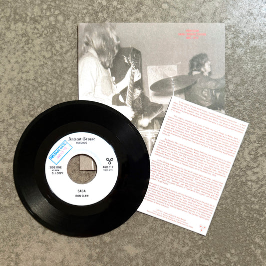 IRON CLAW ---7"--- PICTURE SLEEVE - DJ COPY - EDITION OF 50
