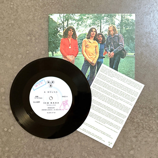 A BOLHA ---7"--- PICTURE SLEEVE - DJ COPY - EDITION OF 50