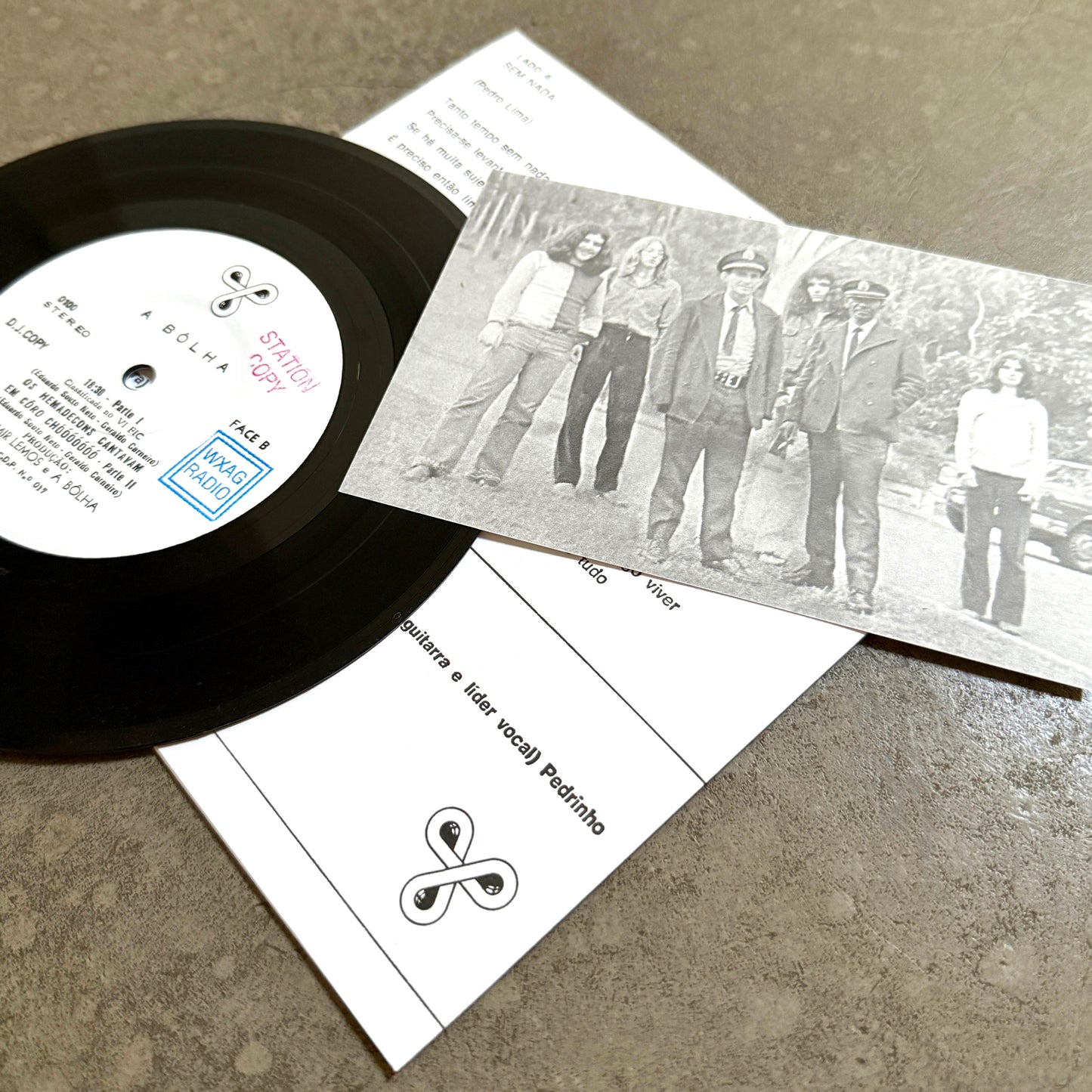 A BOLHA ---7"--- PICTURE SLEEVE - DJ COPY - EDITION OF 50