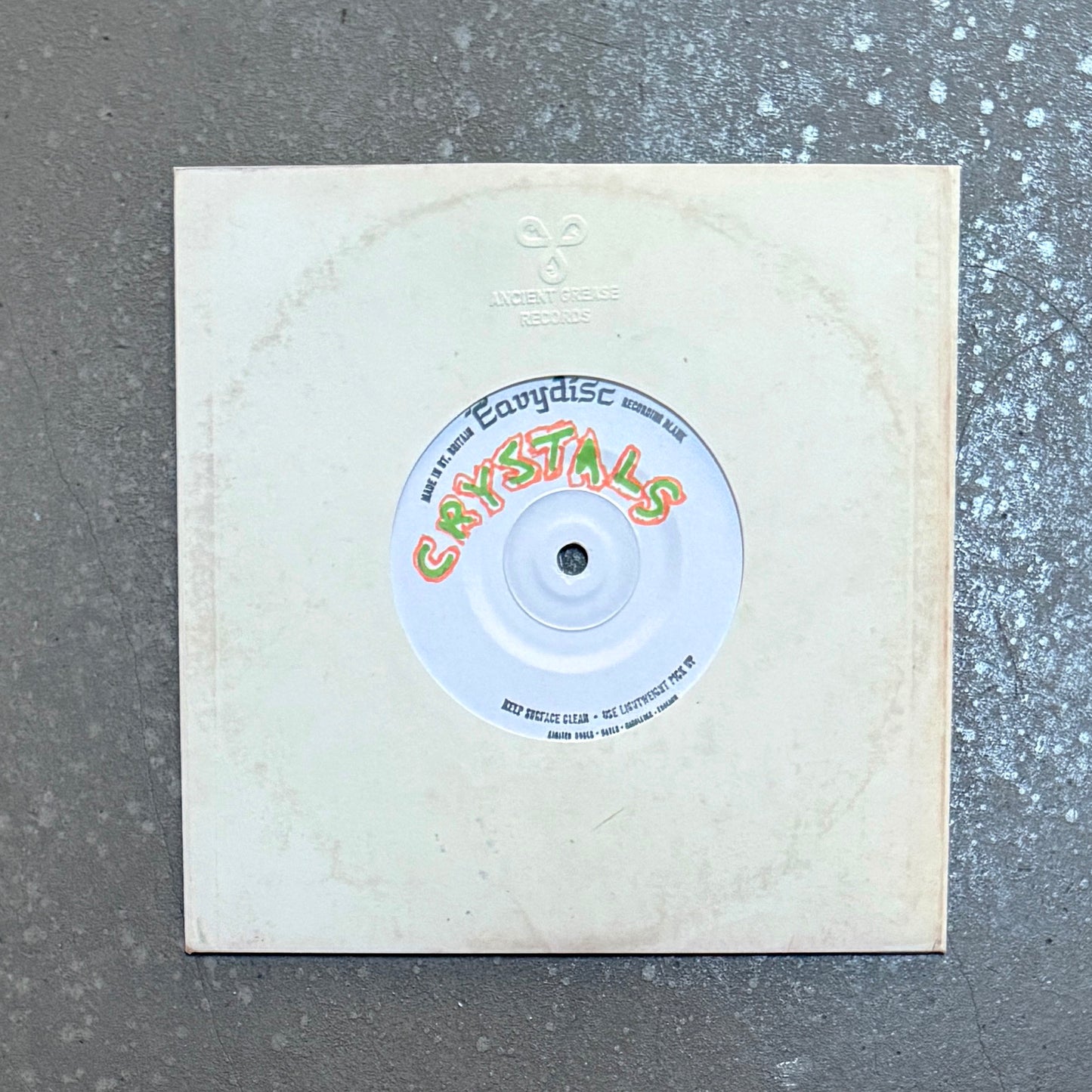 SECRET STASH ✸ TEST PRESSING --- CRYSTALS/HEAVY GUN - HEAVY DJ SPLIT 7" #4 **PRE-RELEASE!**