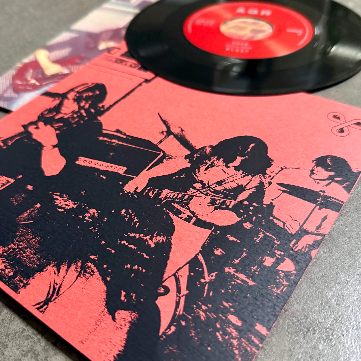 BLAST - 'DAMNED FLAME' ---7"--- LENTICULAR FLIP-IMAGE COVER - RED SLEEVE - EDITION OF 15
