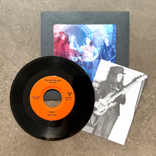 IRON CLAW ---7"--- LENTICULAR FLIP-IMAGE COVER - BLACK SLEEVE - EDITION OF 35