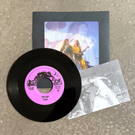 CLOWN ---7"--- LENTICULAR FLIP-IMAGE COVER - BLACK SLEEVE - EDITION OF 35