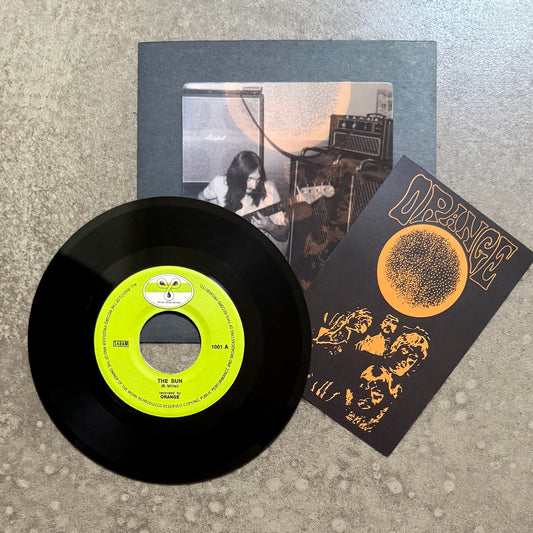 ORANGE ---7"--- LENTICULAR FLIP-IMAGE COVER - BLACK SLEEVE - EDITION OF 40