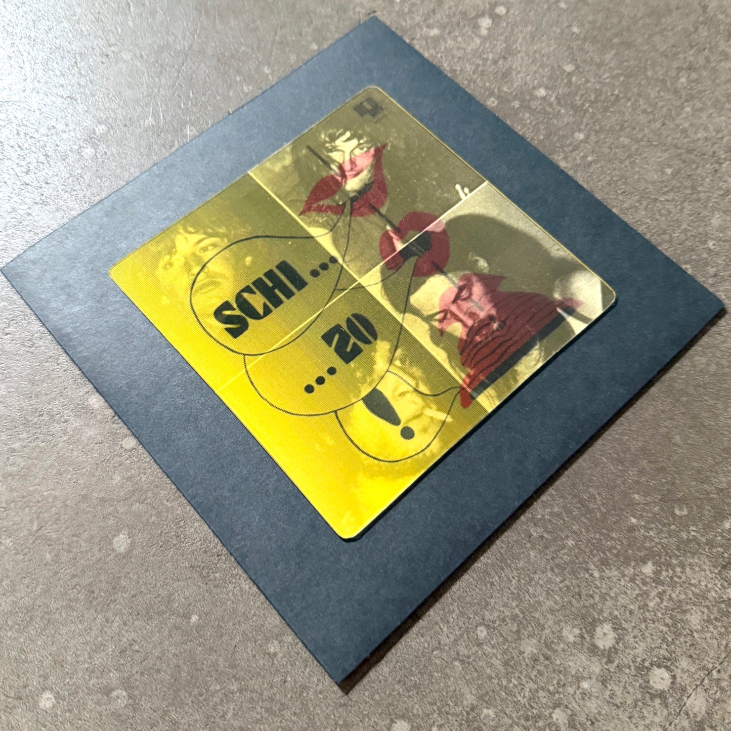 SCHIZO ---7"--- LENTICULAR FLIP-IMAGE COVER - BLACK SLEEVE - EDITION OF 35
