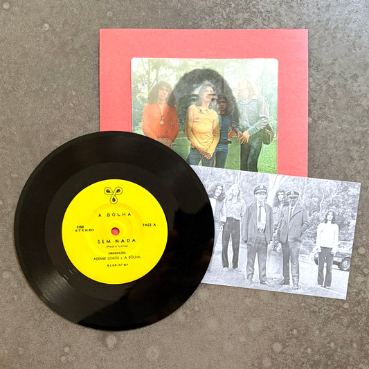 A BOLHA ---7"--- LENTICULAR FLIP-IMAGE COVER - RED SLEEVE - EDITION OF 15