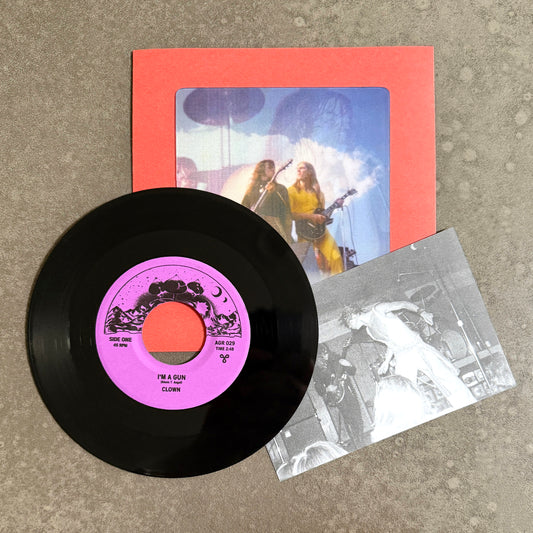 CLOWN ---7"--- LENTICULAR FLIP-IMAGE COVER - RED SLEEVE - EDITION OF 15