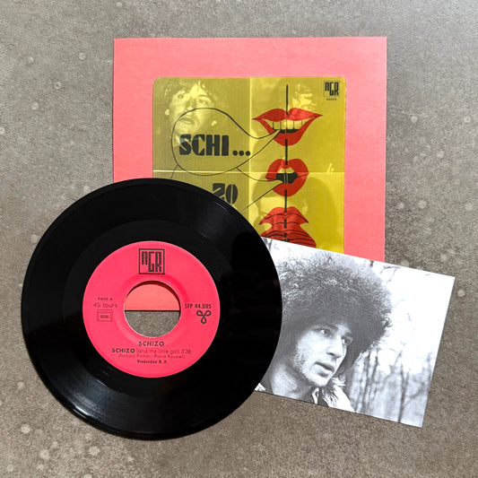 SCHIZO ---7"--- LENTICULAR FLIP-IMAGE COVER - RED SLEEVE - EDITION OF 15