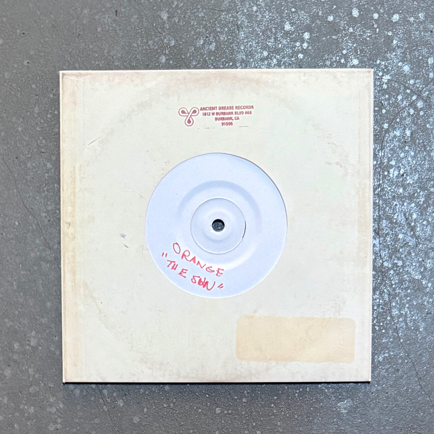SECRET STASH ✸ TEST PRESSING --- ORANGE - 7"