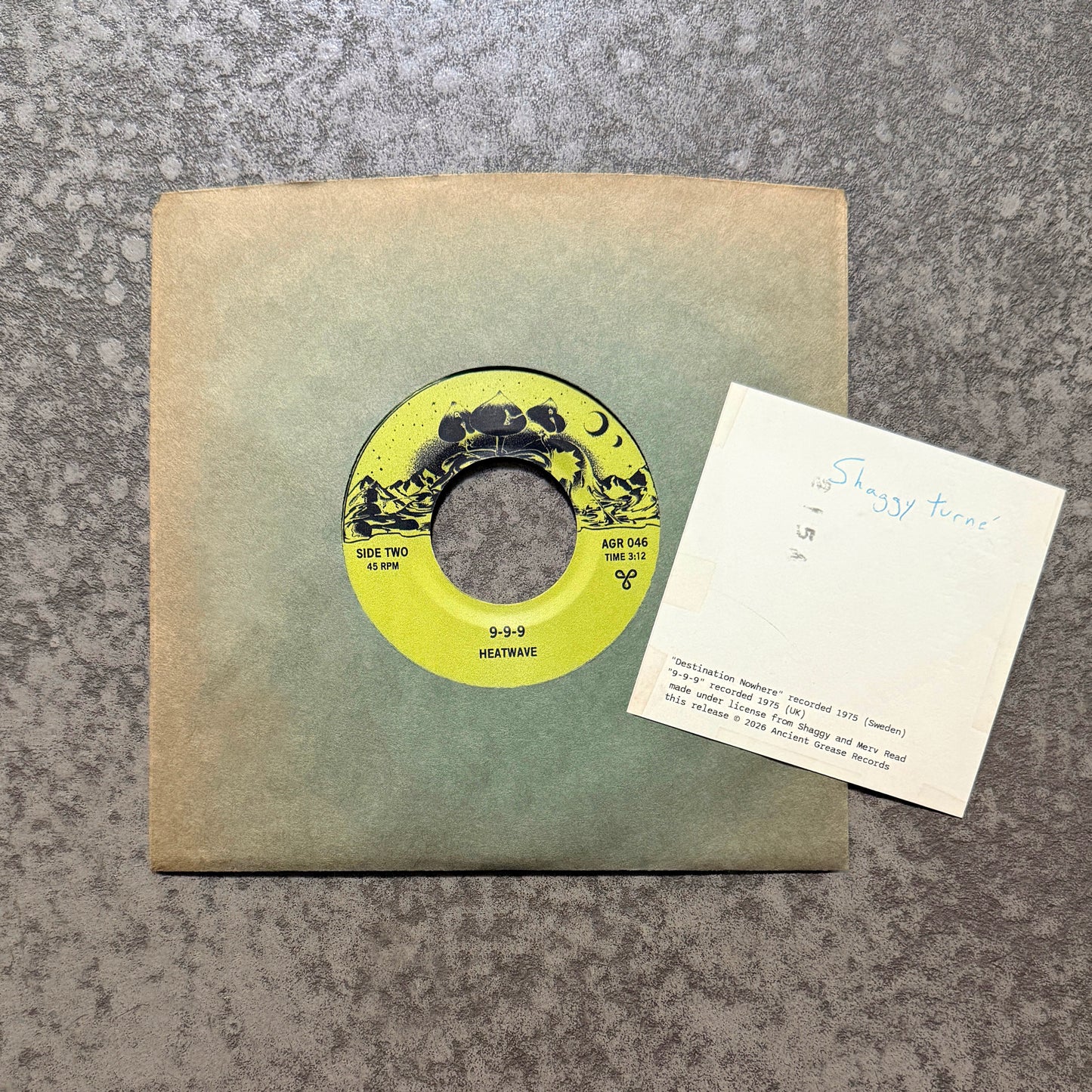 SHAGGY/HEATWAVE - HEAVY DJ SPLIT 7" #3 - OLD-STOCK SLEEVE - EDITION OF 50
