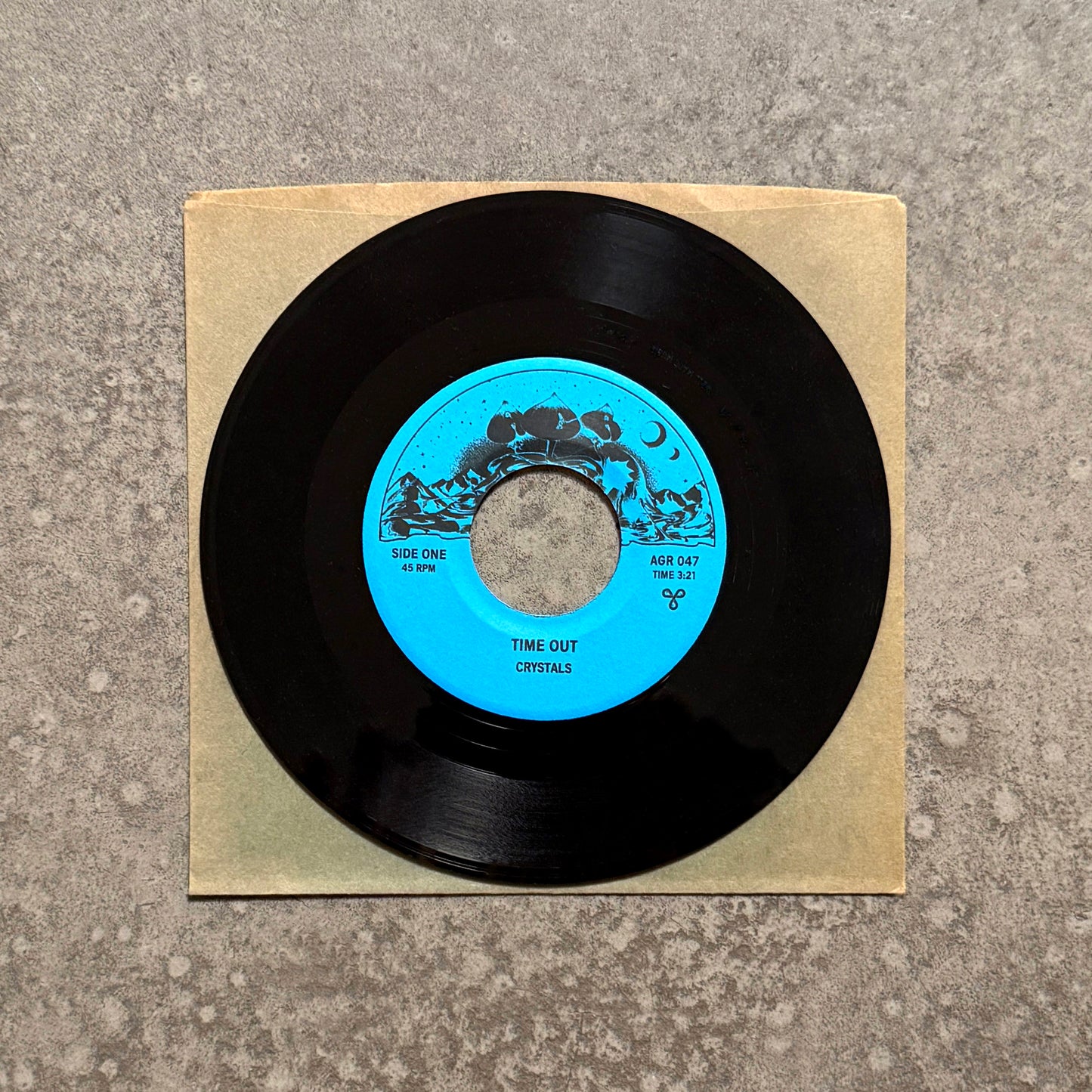 CRYSTALS/HEAVY GUN - HEAVY DJ SPLIT 7" #4 - OLD-STOCK SLEEVE - EDITION OF 50