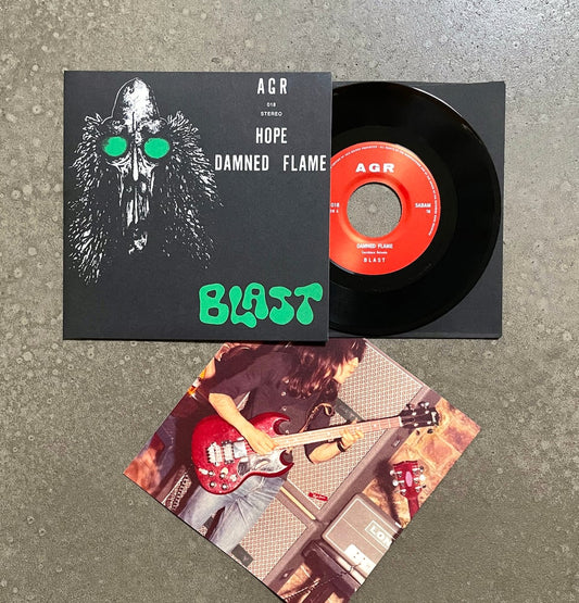 BLAST - 'DAMNED FLAME' ---7"--- PICTURE SLEEVE