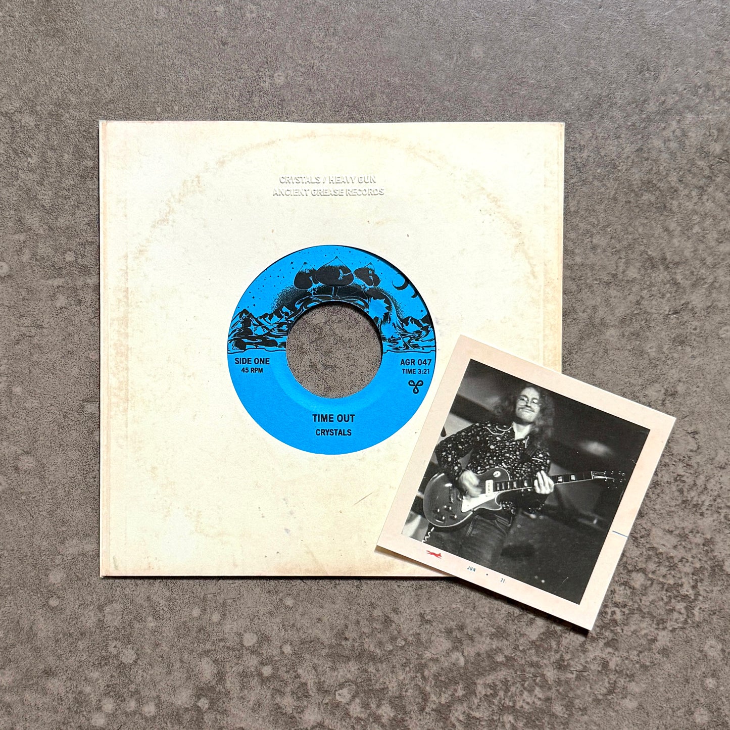 CRYSTALS/HEAVY GUN - HEAVY DJ SPLIT 7" #4 - SPLATTER VINYL - EDITION OF 100