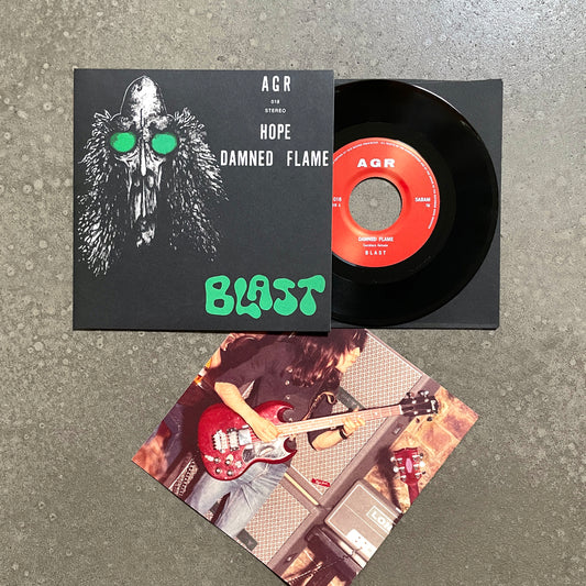 BLAST - 'DAMNED FLAME' ---7"--- PICTURE SLEEVE