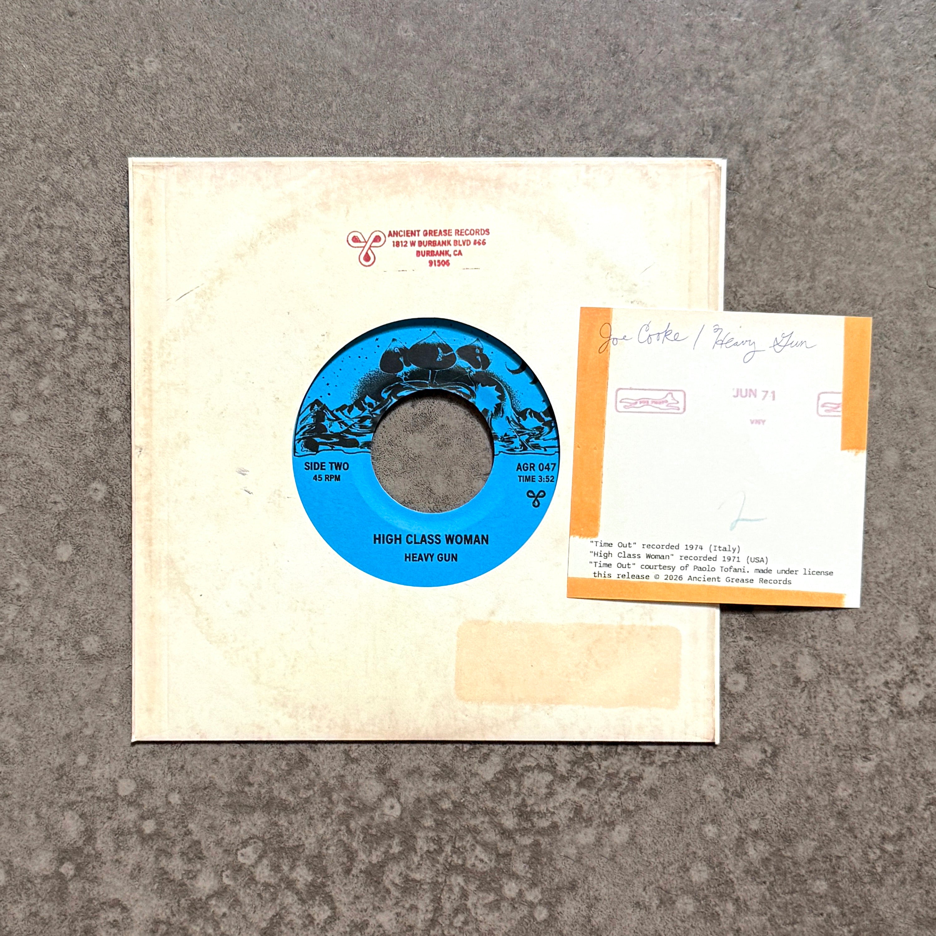 ANCIENT GREASE RECORDS ✸ ARCHIVAL RECORD LABEL ✸ HEAVY 1970s ROCK