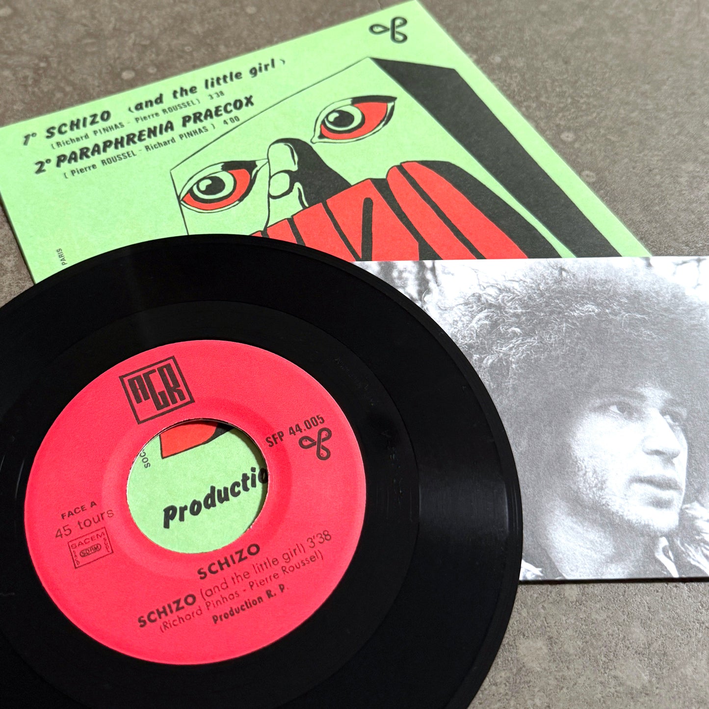 SCHIZO ---7"--- PICTURE SLEEVE