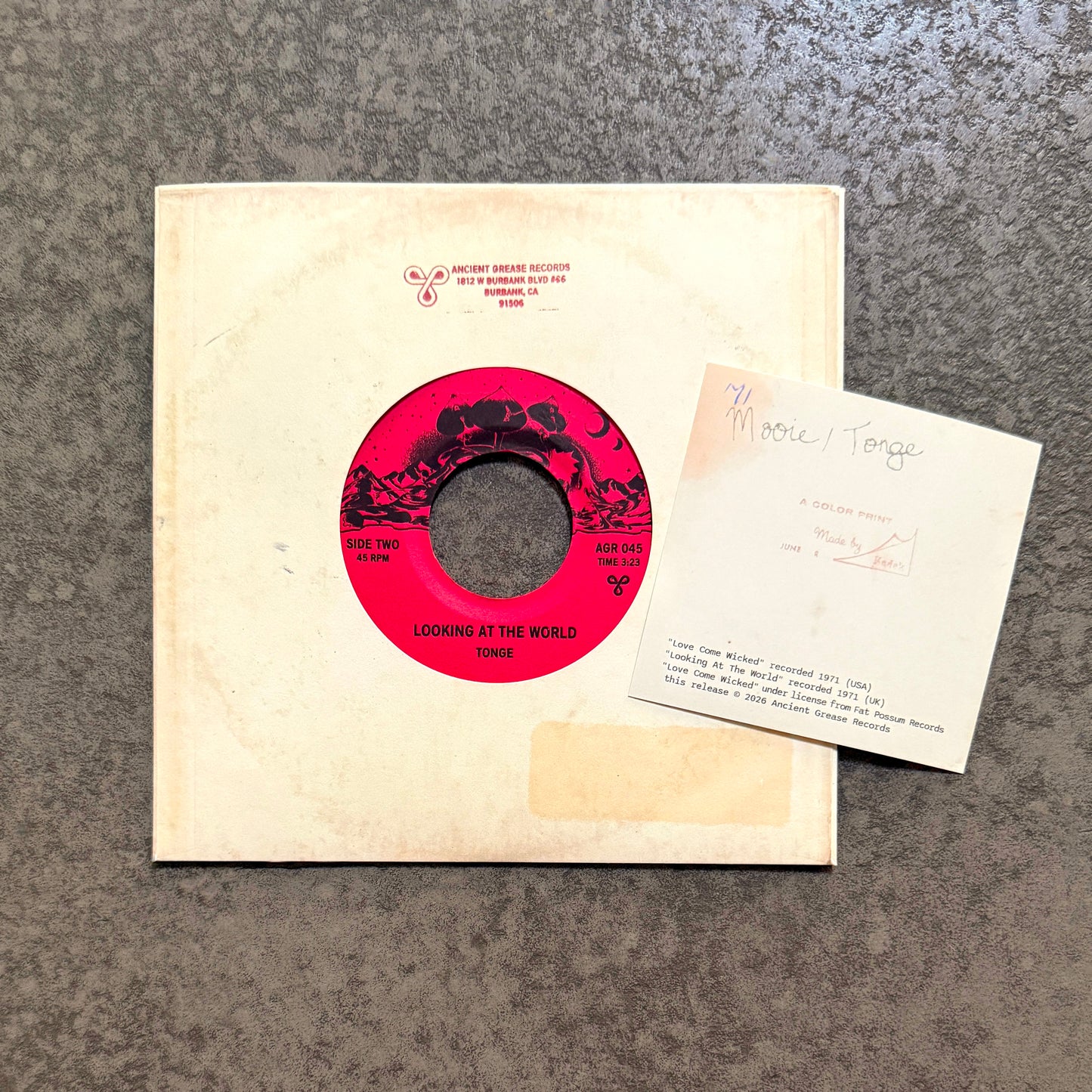 IOTA/TONGE - HEAVY DJ SPLIT 7" #2