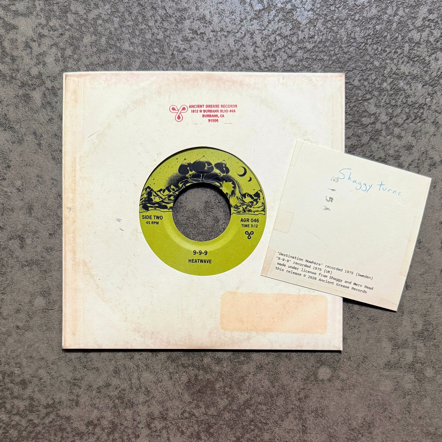 SHAGGY/HEATWAVE - HEAVY DJ SPLIT 7" #3 - SPLATTER VINYL - EDITION OF 100